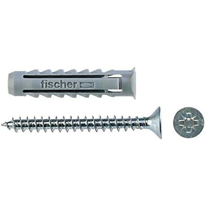 Fischer Tacos SX Plus con tornillos, caja de 180 unidades