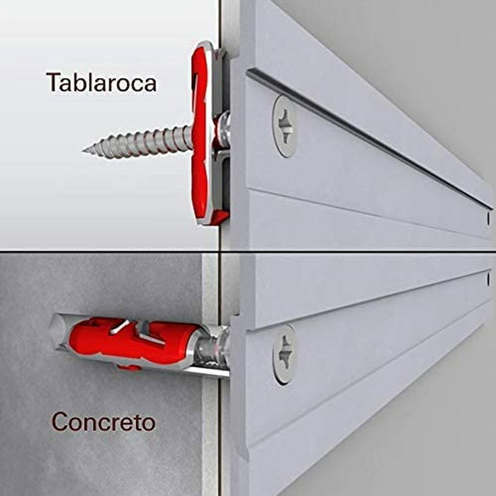 Fischer Taco duo tec 10 sk con tornillos (Blíster 2 unidades)
