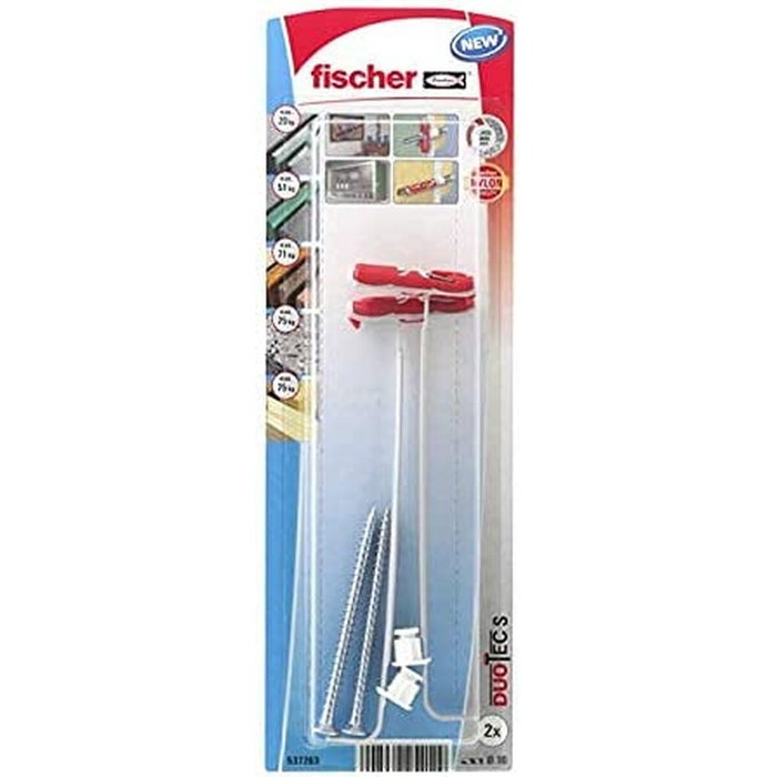 Fischer Taco duo tec 10 sk con tornillos (Blíster 2 unidades)