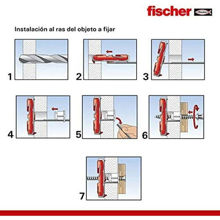 Fischer Taco duo tec 10 sk con tornillos (Blíster 2 unidades)