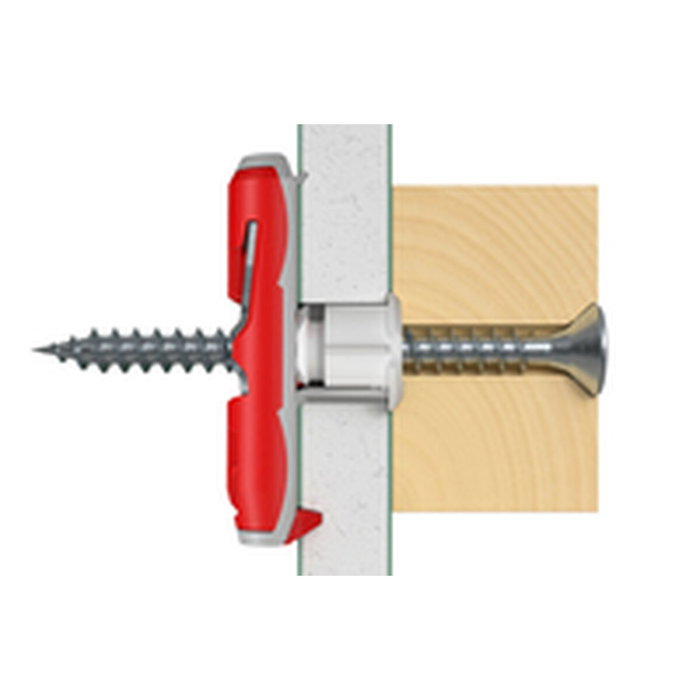 Fischer Taco duo tec 10 sk con tornillos (Blíster 2 unidades)
