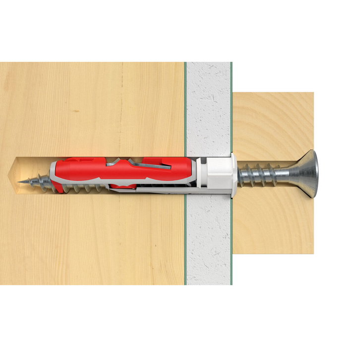 Fischer Taco duo tec 10 sk con tornillos (Blíster 2 unidades)