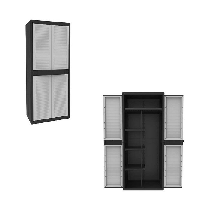 Terry Armario escobero 3900 qblack Gris/negro Terry Armario escobero 3900 qblack Gris/negro
