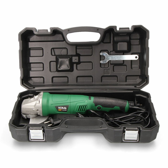 Koma Tools Amoladora angular eléctrica AM-1050 con maletín, ø125 mm
