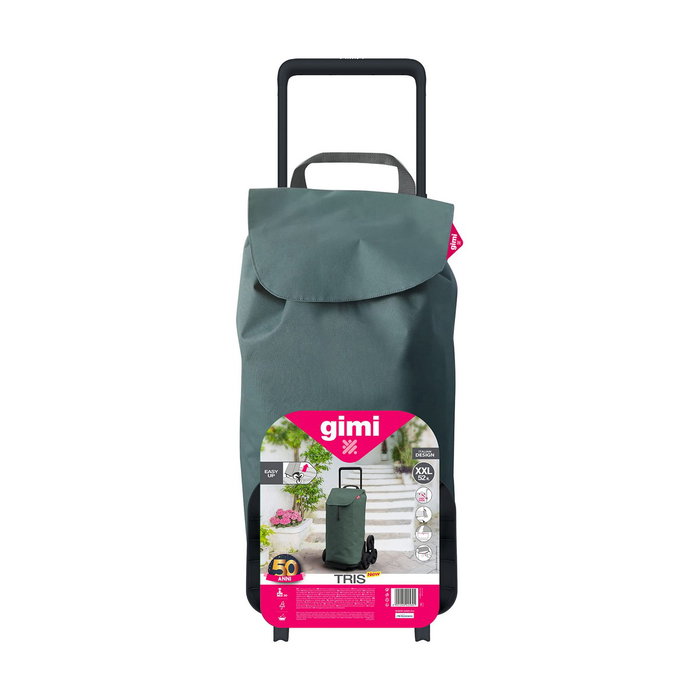 Gimi Carrito de la compra Tris Urban Verde 52L