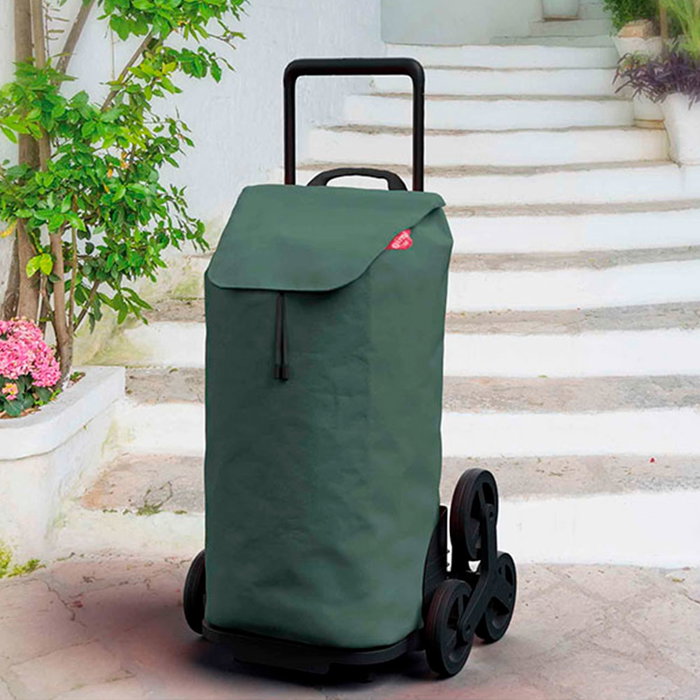 Gimi Carrito de la compra Tris Urban Verde 52L