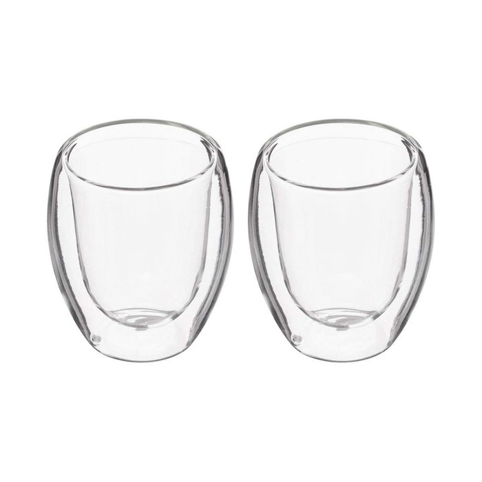 Secret Of Gourmet Tazas de Café de Cristal de Doble Pared 7 cl, 2 uds. SKU: S7908515
