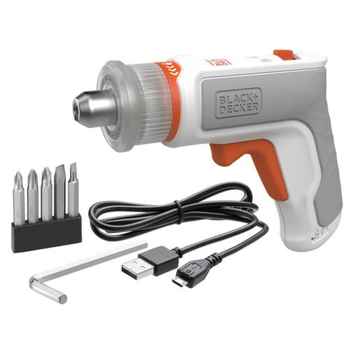 Black+Decker Kit de atornillador recargable 3,6V hexdriver