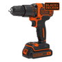 Black+Decker BDCHD18KB-QW Taladro percutor 18V con 2 baterías de 1,5Ah