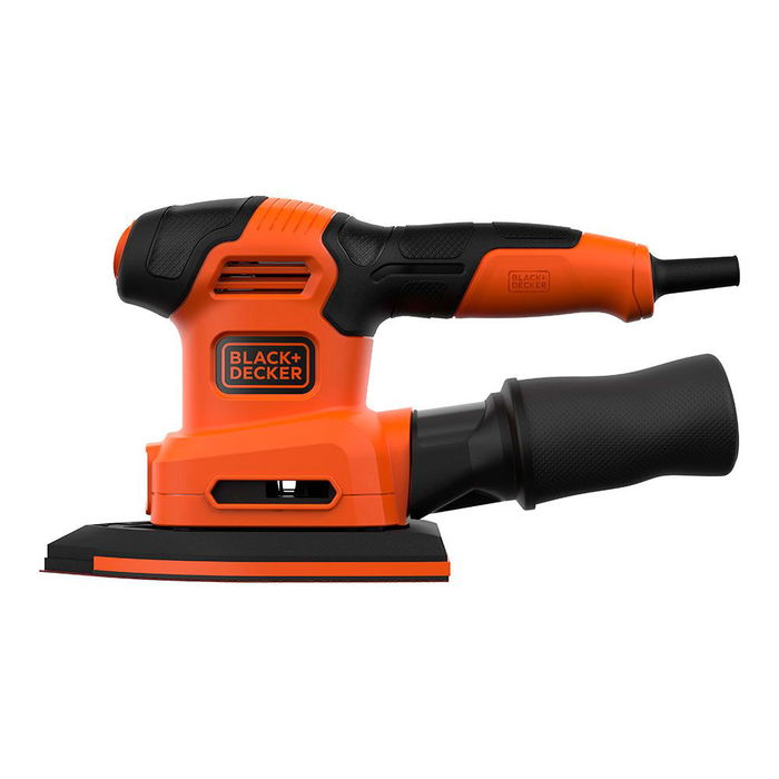 Black+Decker Multi-lijadora 4 en 1 BEW200-QS 200W con Accesorios para Lijar y Bolsa de Polvo