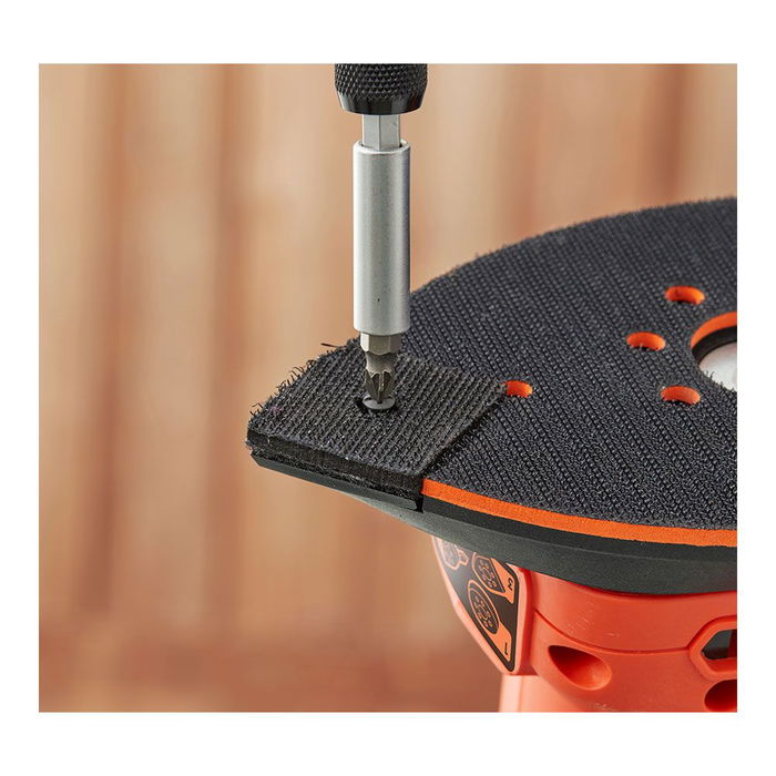 Black+Decker Multi-lijadora 4 en 1 BEW200-QS 200W con Accesorios para Lijar y Bolsa de Polvo