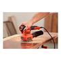 Black+Decker Multi-lijadora 4 en 1 BEW200-QS 200W con Accesorios para Lijar y Bolsa de Polvo