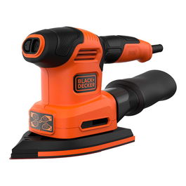 Black+Decker Multi-lijadora 4 en 1 BEW200-QS 200W con Accesorios para Lijar y Bolsa de Polvo