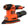 Black+Decker Multi-lijadora 4 en 1 BEW200-QS 200W con Accesorios para Lijar y Bolsa de Polvo
