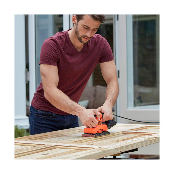 Black+Decker Lijadora orbital 150W BEW220-QS
