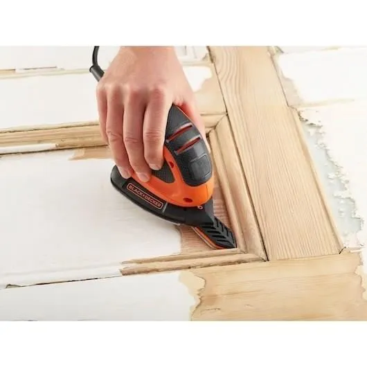 Black+Decker Lijadora de detalle tipo mouse 55W