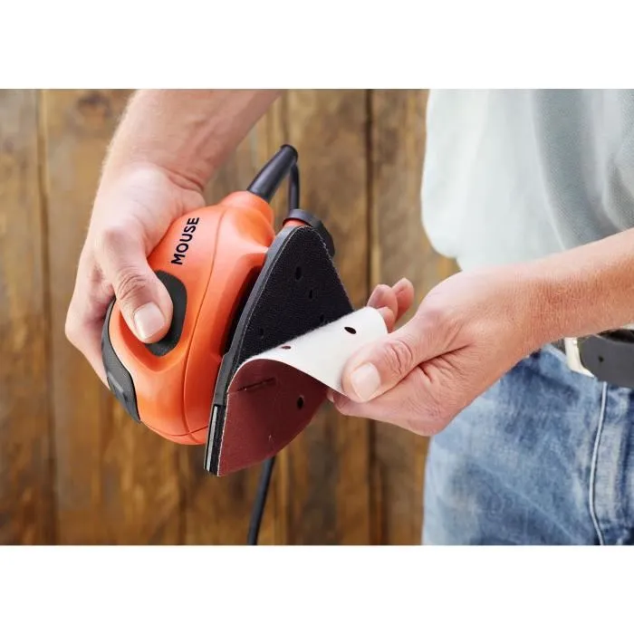 Black+Decker Lijadora de detalle tipo mouse 55W