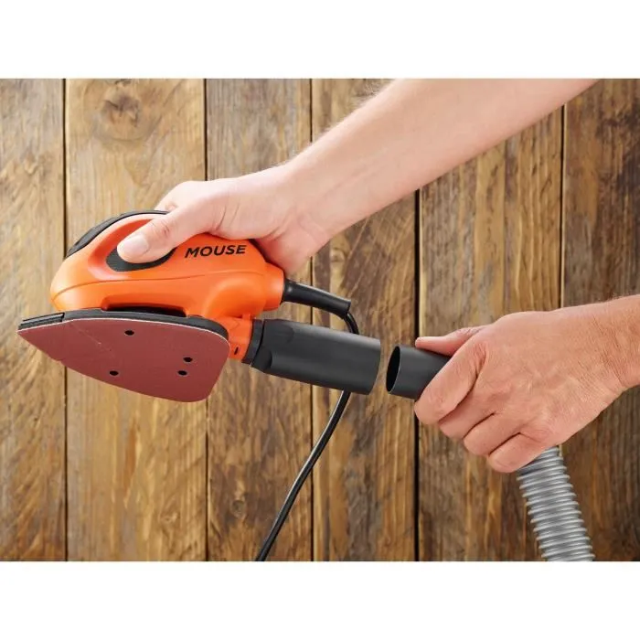 Black+Decker Lijadora de detalle tipo mouse 55W