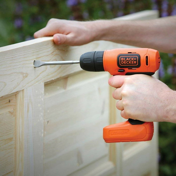 Black+Decker Taladro atornillador ultra compacto 7,2V con cargador