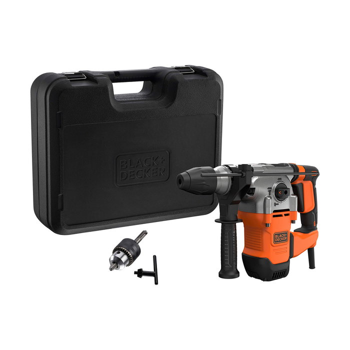 Black+Decker Martillo percutor SDS-plus 1250 W con cable de 2 m