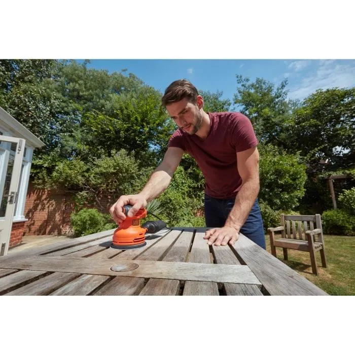 Black+Decker Lijadora rotorbital 230W 125mm