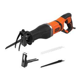 Black+Decker Sierra de Sable BES301-QS 750W con Velocidad Variable y Corte de hasta 150mm en Madera