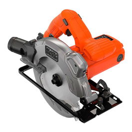 Black+Decker Sierra Circular CS1250L-QS 1250W Profundidad Corte 66mm Bisel 0-45° Velocidad 5300rpm Incluye Guía Láser Disco 190mm