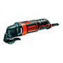Black+Decker Multiherramienta Oscilante MT300KA-QS 300W con 12 Accesorios para Cortar, Raspar y Lijar