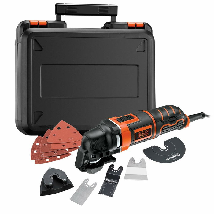 Black+Decker MT300KA-QS Multiherramienta oscilante 300W con cable de 3m