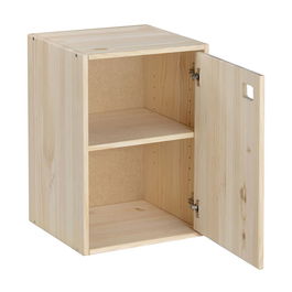 Astigarraga Mueble 1 Puerta Dinamic Pino Macizo 37,3 x 33 x 53,5 cm