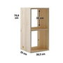 Astigarraga Estantería modular 2 cubos Dinamic pino macizo
