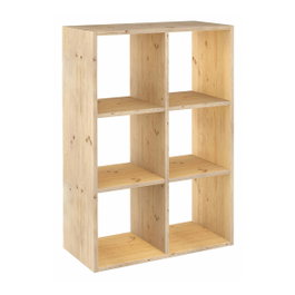 Astigarraga Estantería modular Dinamic 6 cubos en pino macizo