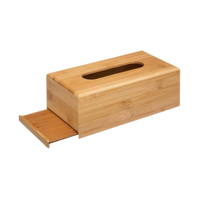 5Five Caja de bambú para pañuelos Natural 25 x 13 x 8,7 cm