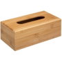 5Five Caja de bambú para pañuelos Natural 25 x 13 x 8,7 cm
