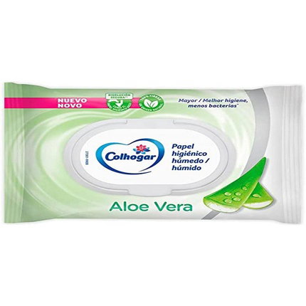 Colhogar Papel higiénico húmedo aloe vera 42 uds