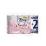 Foxy SEDA Papel Higiénico Aroma Talco 3 Capas 6 Rollos