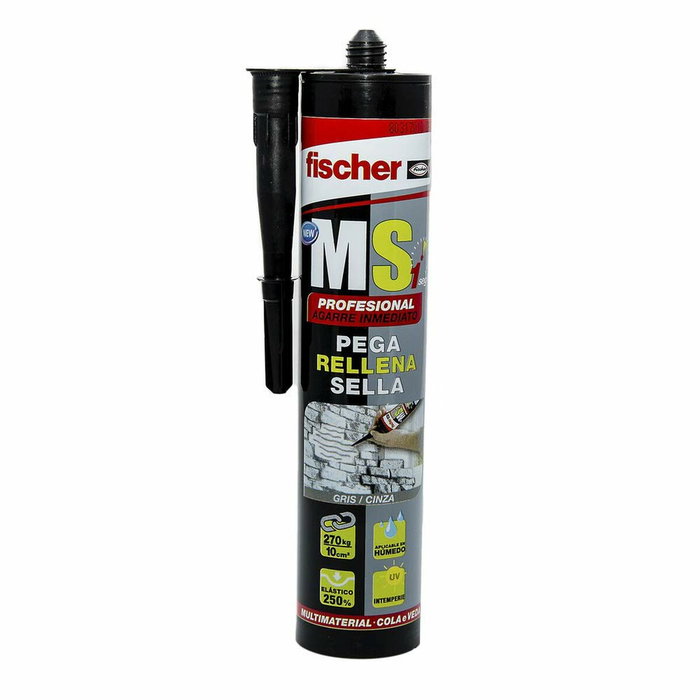 Sellador/Adhesivo Fischer Ms Gris 290 ml Sellador/Adhesivo Fischer Ms Gris 290 ml