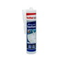 Fischer Silicona Baños Blanco 300 ml Sellador de Juntas para Cocinas y Baños