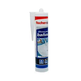 Fischer Silicona Baños Transparente 300 ml
