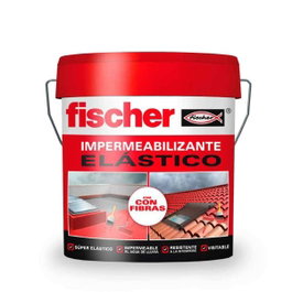 Fischer Impermeabilizante elástico con fibras Rojo 15 L