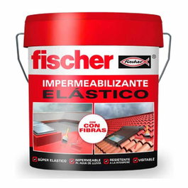 Fischer Impermeabilizante Gris con Fibras 15 l