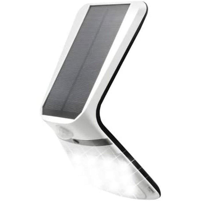 Edm Aplique solar blanco con sensor de presencia y batería recargable Edm Aplique solar blanco con sensor de presencia y batería recargable
