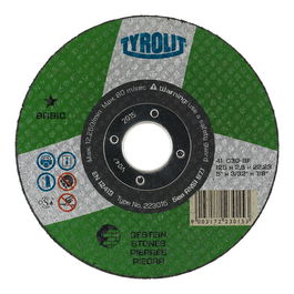 Tyrolit Disco corte piedra ø115 x 2,5 x 22,23 mm c30s-bf bombeado para materiales pétreos