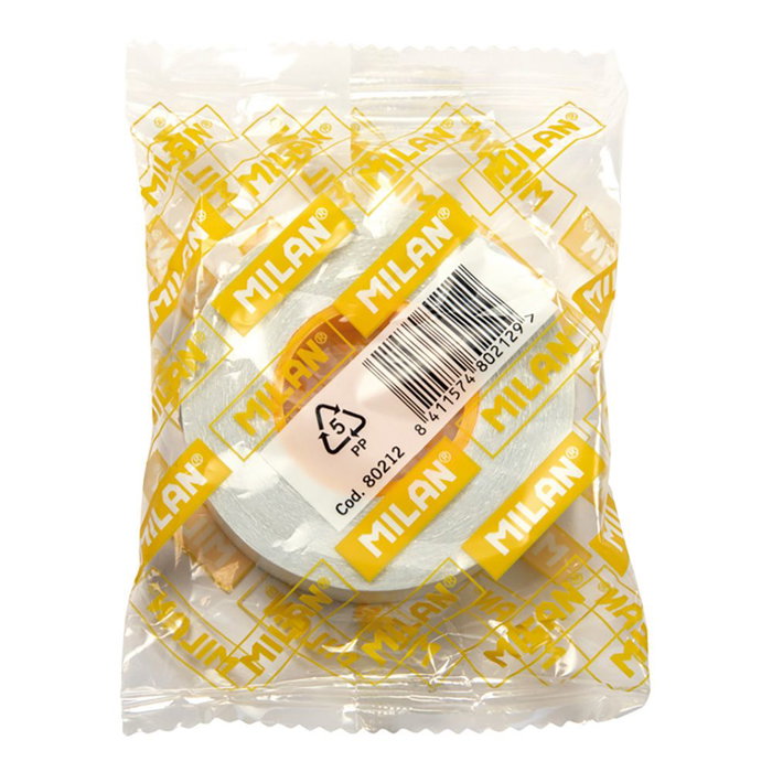 Milán Cinta Adhesiva Doble Cara 15 mm x 10 m Transparente PVC