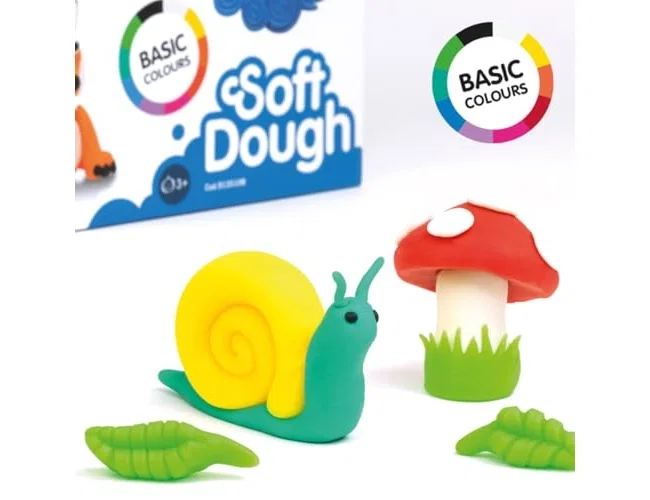 MILAN Pasta de Modelar Soft Dough, 10 Botes de 85 g