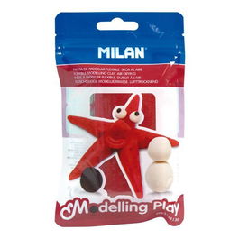 Pasta Modelar Milan Modelling Play Rojo 100 Gr (Set de 12)