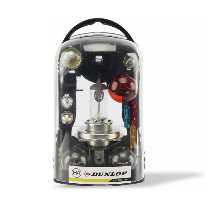 Dunlop Juego de 11 bombillas H4 y fusibles para coche