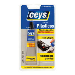 Ceys Adhesivo para Plásticos Rígidos 30 ml (PVC, Metacrilato, Poliéster, Poliestireno, ABS)