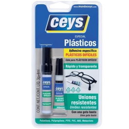 CEYS Adhesivo Plásticos Difíciles 504114 3Gr+4Ml