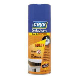 Ceys Spray Control Cola de Contacto Base Neopreno 400 ml para Cuero, Madera, Goma y Materiales